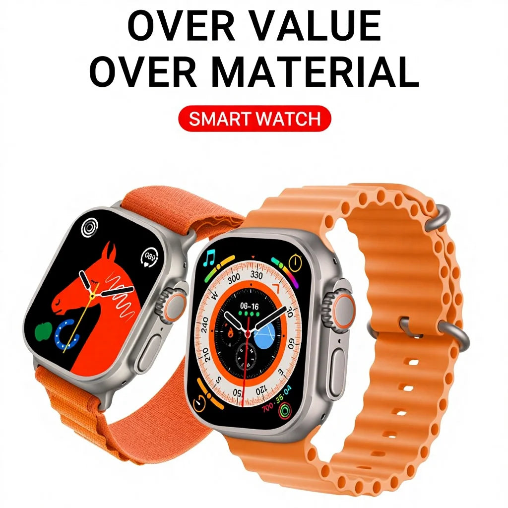 Foreign Trade Fashion Smart for Call Watch Social Digital Entertainment Heart Rate Monitoring Healthy Three-Ring Step