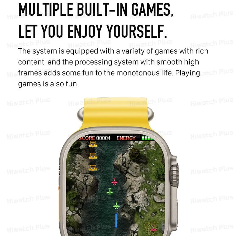 Foreign Trade Fashion Smart for Call Watch Social Digital Entertainment Heart Rate Monitoring Healthy Three-Ring Step