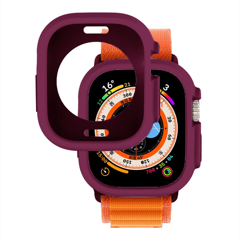 TPU soft case compatible with Apple Watch 987654 Se Apple Watch Series 40mm 44mm 41mm 45mm 49mm Ultra case