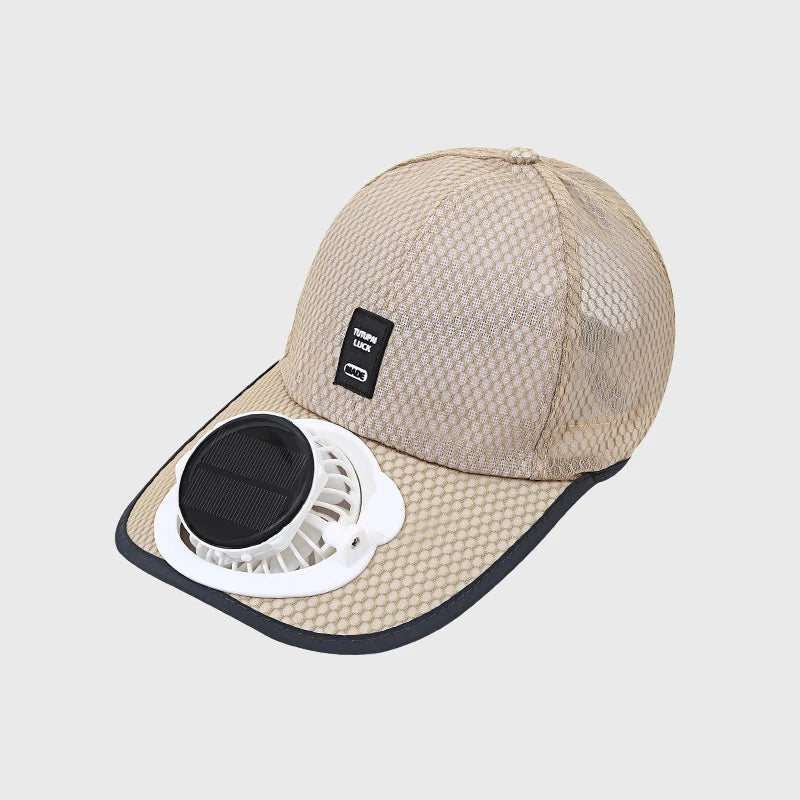Summer adjustable solar hat with Solar Fan Women Men Breathable Sunhat USB Charging Fan Outdoor Sunhats Sunscreen Sunshade Hats