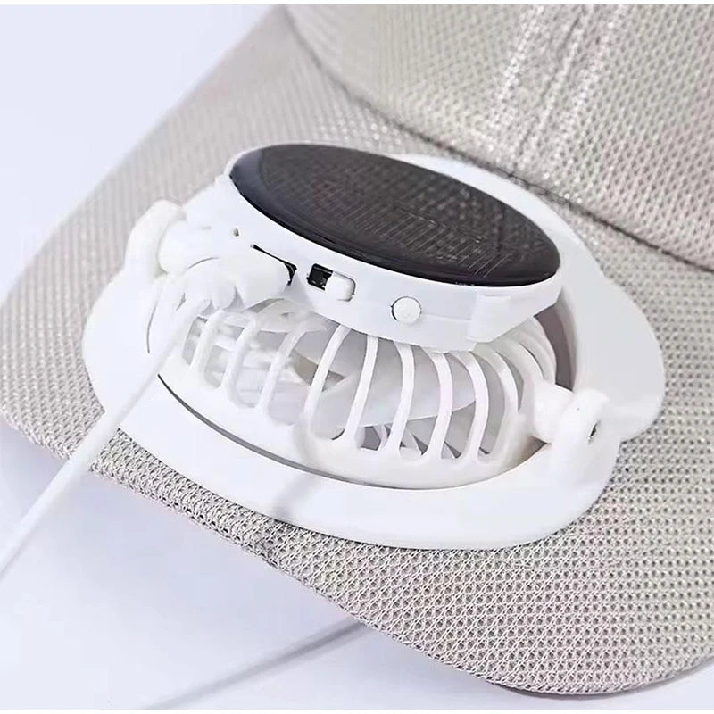 Summer adjustable solar hat with Solar Fan Women Men Breathable Sunhat USB Charging Fan Outdoor Sunhats Sunscreen Sunshade Hats