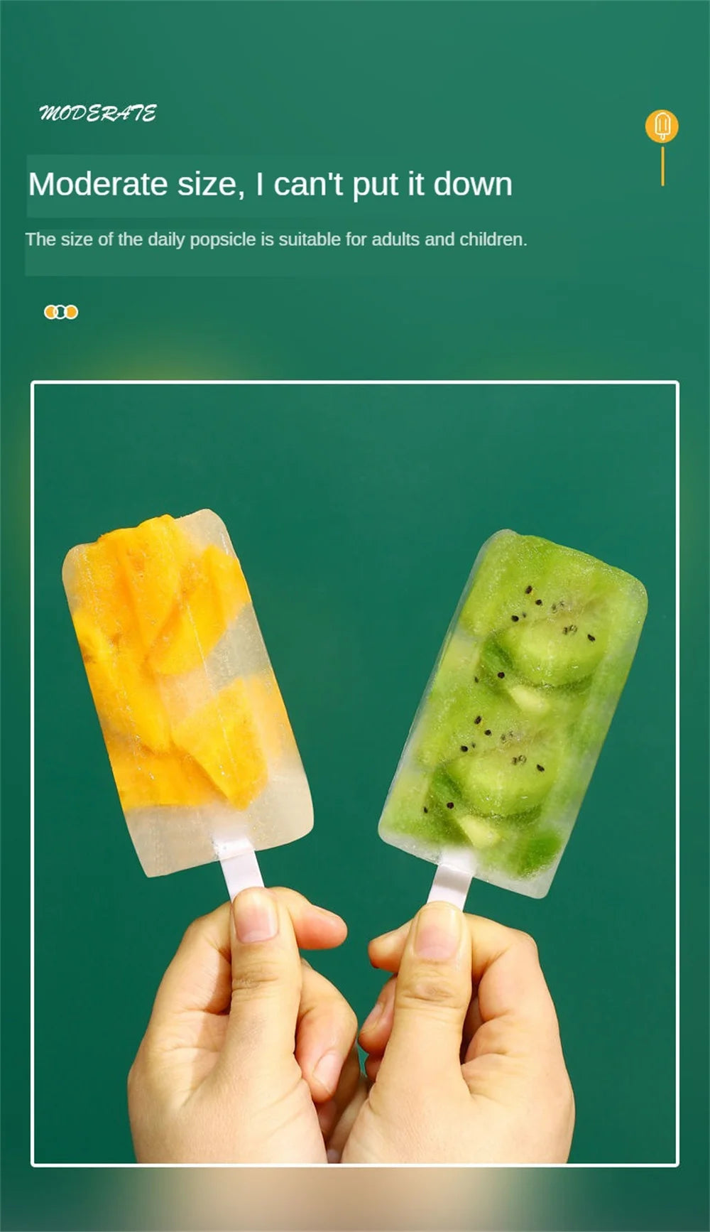 4 Even Old Popsicle Molds With Lids Household Childrens Cute Popsicle Ice Cream Mold Diy Homemade Ice Cream Ice Cream Mold