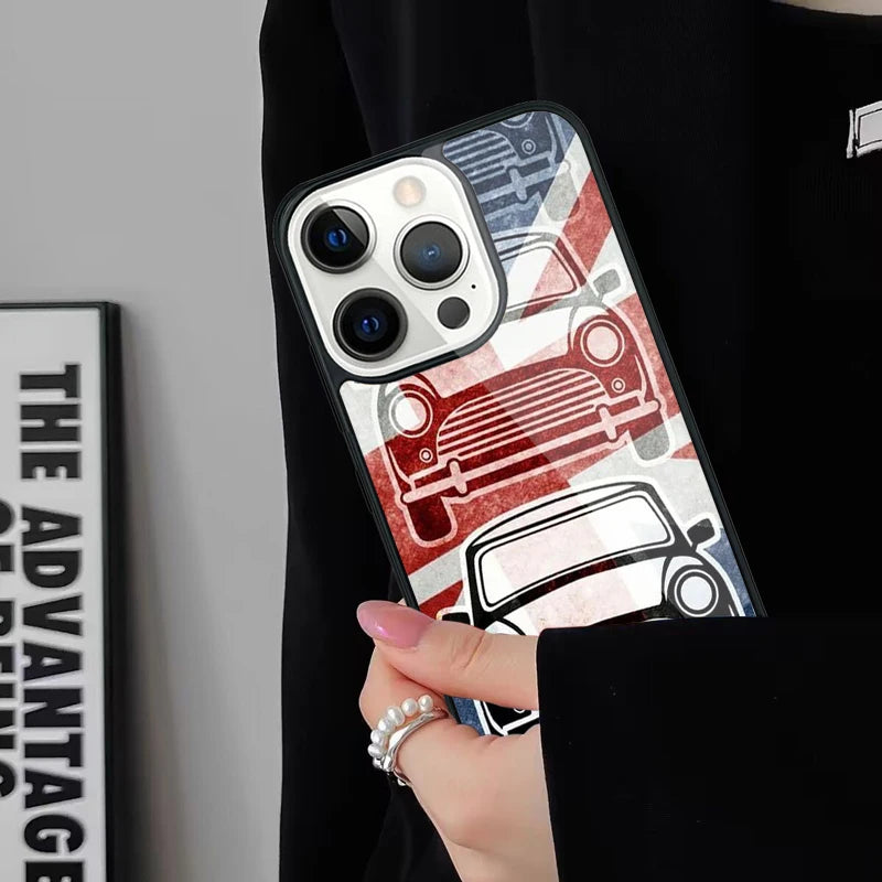 Classic Union Jack Wireless Charge Phone Case For iPhone 17 Air 15 16 16e 14 13 11 12 Pro Max Plus Magsafe Magnetic Bumper Cover